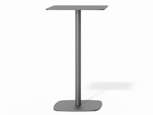 SIRKEL 105 - Square aluminium high table - Table by Bivaq
