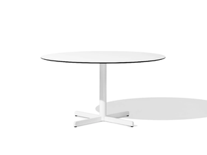 SIT - Round aluminium table with 4-star base - Table by Bivaq