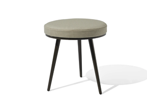 VINT - Upholstered low fabric garden stool - Stool by Bivaq