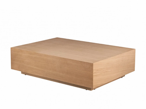 GOBA L - Rectangular oak coffee table - Coffee table by Blomus