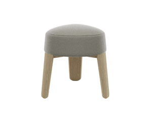 KUON - Upholstered fabric stool - Stool by Blomus