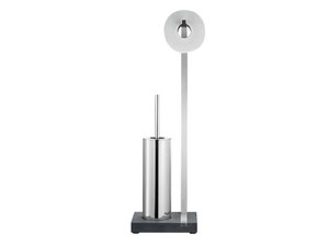 MENOTO - Stainless steel toilet brush / toilet roll holder - Sanitary accessories by Blomus