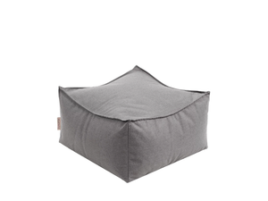 STAY - Square fabric garden pouf - Pouf by Blomus