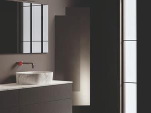 CTLINE - Solid Surface bathroom wall cabinet with mirror - Washbasin cabinet by Boffi
