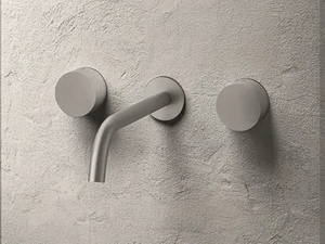 ECLIPSE - 3 hole wall-mounted stainless steel washbasin tap - Tap by Boffi