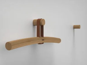 TWIG - Iroko clothes hanger - Accessories by Boffi