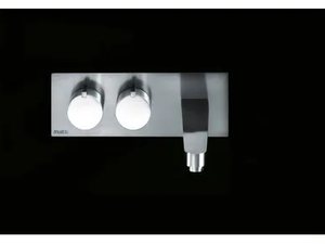 W1 - Wall-mounted stainless steel washbasin tap - Tap by Boffi