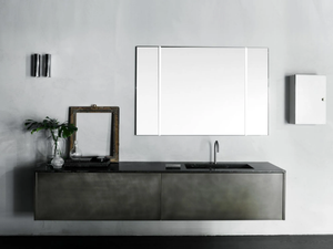 XILA - Wall-mounted vanity unit with drawers - Washbasin cabinet by Boffi