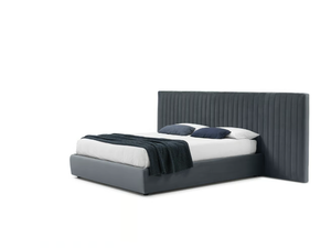 CLAY LARGE - Upholstered double bed - Bed frame by Bolzan