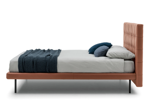 FREEDOM - Double bed with tufted headboard - Bed frame by Bolzan