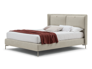KATE - Bed with upholstered headboard - Bed frame by Bolzan
