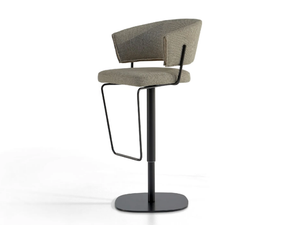 BAHIA TOO - Swivel high stool with armrests - Stool by Bonaldo