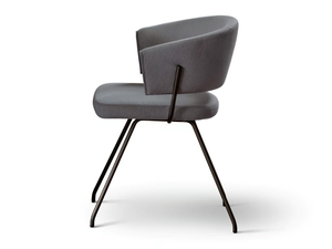 BAHIA - Upholstered leather chair - Chair by Bonaldo