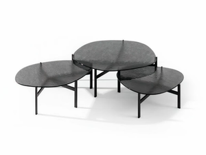 FLAC - Tempered glass coffee table - Coffee table by Bonaldo