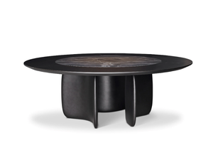 MELLOW ST - Round table with Lazy Susan - Table by Bonaldo