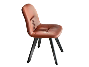 CHANTAL - Leather chair - Chair by Bontempi Casa