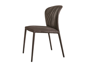 GRACE - Leather chair - Chair by Bontempi Casa