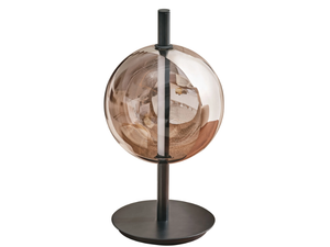 SFERATUS - Adjustable LED glass and steel table lamp - Table lamp by Bontempi Casa