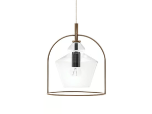 SWING - Blown glass pendant lamp - Ceiling lamp by Bontempi Casa