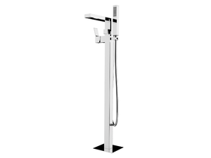 AKI - Floor standing chromed brass bathtub mixer - Tap by Bossini