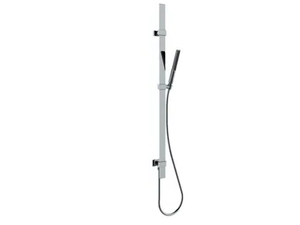 APICE - Brass shower wallbar with hand shower with hose - Shower by Bossini