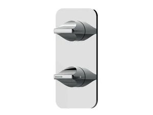 APICE - Recessed thermostatic shower mixer with plate - Shower by Bossini