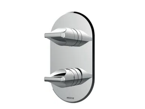 APICE - Single handle shower mixer with plate - Shower by Bossini