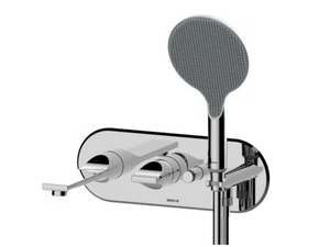 APICE - Wall-mounted ABS bathtub mixer with hand shower - Tap by Bossini
