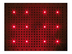 DREAM RECTANGULAR LIGHT RGB CROMOTHERAPY - LED built-in overhead shower with chromotherapy - Shower by Bossini