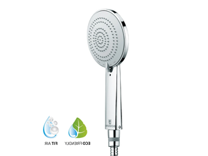 MIXA/3 Ø 110 - Design 3-spray handshower with anti-lime system - Shower by Bossini