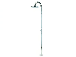 OKI FLOOR - Floor standing shower panel with overhead shower - Shower panel by Bossini