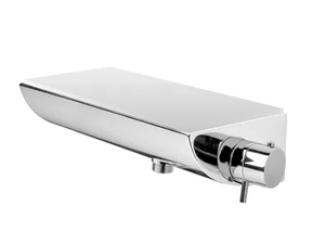 TEO - Single handle thermostatic chromed brass shower mixer - Shower by Bossini