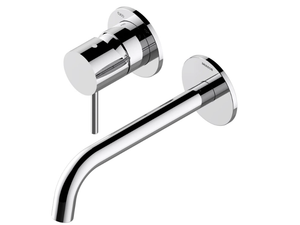 TEO - Wall-mounted chromed brass washbasin mixer - Tap by Bossini