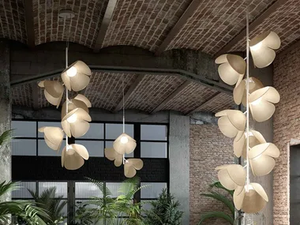 MOD S/73/3L - LED aluminium pendant lamp - Ceiling lamp by BOVER