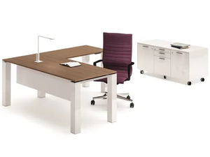JET EVO - L-shaped office desk - Desk by Bralco