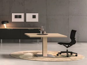 JET - Melamine-faced chipboard meeting table - Table by Bralco