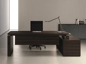 JET - Office desk with cable management - Desk by Bralco
