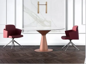 METAR - Oak meeting table with cable management - Table by Bralco