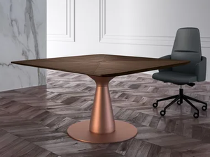 METAR - Square meeting table with cable management - Table by Bralco