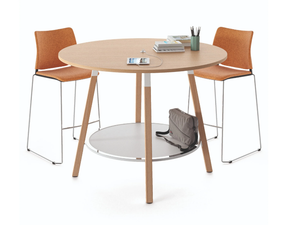 POLARE - Round High meeting table - Table by Bralco