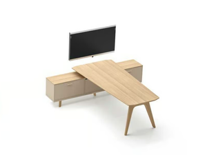 RAIL - Oak meeting table - Table by Bralco