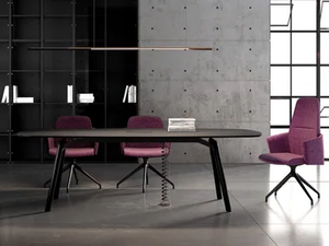 RAIL - Oak meeting table - Table by Bralco