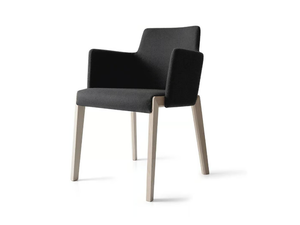 BRIDGET - Fabric armchair with armrests - Armchair by Bross