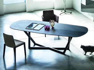 BRIDGET - Oval oak table - Table by Bross