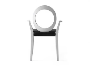 GEMMA - Medallion solid wood chair with armrests - Chair by Bross