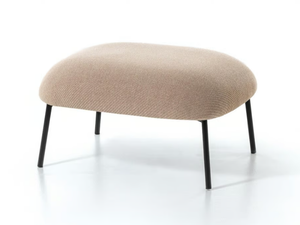 SIT - Low upholstered fabric stool - Stool by Bross