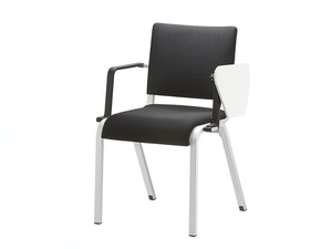 ALITE - Stackable fabric training chair with armrests - Chair by Brunner