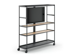 BOARDS - Steel office shelving with castors - Cabinet by Brunner