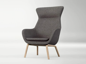 CRONA LOUNGE - Armchair with armrests high-back - Armchair by Brunner