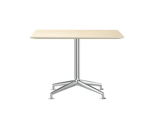 FINA CONFERENCE - Square aluminium and wood meeting table - Table by Brunner